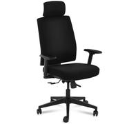 Office Chair Executive Chair Headrest 200 kg - Office Chairs by Fromm & Starck Black
