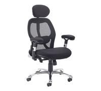 Office Chair | Executve Chair | Black Mesh | High Back | Adjustable Arms | Sandro SND300K2-K