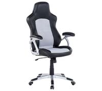 Office Chair EXPLORER Faux Leather Black