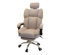 Office Chair Gaming Chair Comfortable Accent Chair Seat Office Chair Study Desk Chairs Swivel Single Sofa Backrest Computer Chair Comfortable (Gray a)