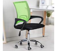 Office Chair Gaming Chair Computer Chair Mesh Ergonomic Computer Chair,Desk Chair Height Adjustable Executive Swivel Chair for Men Adults Conference,High Back Hom, Green a-58x87