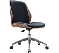 office chair gaming chair computer chairs office chairs for home Armchair Swivel Chair Computer Chair Desk Chair Home, Solid Wood + Leather, No Armrests, Height Adjustable Stool chair