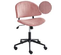 Office Chair KIANA Corduroy Pink