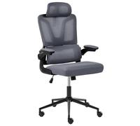 Beliani Office Chair Kryos Dark Grey