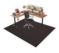 Office Chair Mat 90x140 cm Scratch Resistant Floor Protect Mat for Hard Floors & Carpets Non Slip Gaming Chair Mat Desk Chair Mat for Laminate & Parquet Floors