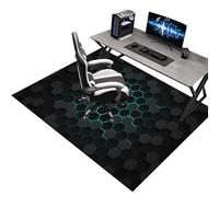 Office Chair Mat for Carpet, Computer Desk Chair Mat for Hard Floor, Floor Protectors for Rolling Chairs, Gaming Chair Mat for Wooden Floors, Floor Mats for Home Office Floor Protection 90 x 100 cm