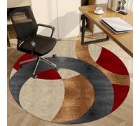 Office Chair Mat for Carpet Floor, Home Multi-Purpose Low-Pile Chair Carpet Hard Floor Protector Mat, Round Desk Chair Mat, Non-slip Gaming Chair Mat, 100 cm Floor Protectors for Rolling Chairs