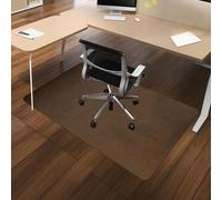 Office Chair Mat for Carpet, Living Office Chair , Home Multi-Purpose Low-Pile Chair Carpet Hard Floor Protector , Floor Protectors for Rolling Chairs, Non-slip Chair Mat (Brown)