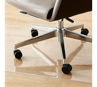 Office Chair Mat for Carpet or Hardwood Floor Clear Chair Mats for a Smooth Glide and Easy Roll On Off for Carpets Floor Desk Hallway,Transparent 1.5mm,40 * 60cm