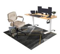 Office Chair Mat for Carpeted and Hardwood Floor - Carpet Protector Chair Mat Non-Slip - Floor Protector Mat for Carpet - Gaming Chair Mat 100 x 160 cm - Multi-Purpose Computer Desk Chair Mat Large