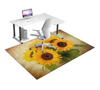 Office Chair Mat for Carpeted Floor, Gaming Chair Mat for Hardwood Floor, Floor Protector for Carpets and Hard Floor, 140 x 180 cm Office Chair Mats, Desk Carpet Protector Chair Mat for Easy Glide