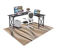 Office Chair Mat For Carpeted & Hardwood Floor Gaming Chair Mat Carpet Protectors Chair Mat Heavy Duty Anti-Slip Extra Large Door Mats For Home And Office Computer Desk Chair Mat 130 x 160 cm