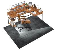 Office Chair Mat For Hard Floor - Carpet Protection Mat - Desk Chair Mat for Carpeted Floors - Computer Chair Mat - Anti Slip Office Chair Pad Floor Protector For Home Office Hall Door 150 x 180 cm