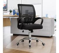 Office Chair Mat for Hard Floors, 1mm 1.5mm Clear Computer Desk Chair Protection Mat for Wooden/Tile Floor, Transparent Floor Protector for Home & Office(Transparent - 1.5 mm)