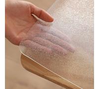 Office Chair Mat for Hard Floors 30x50cm 40x60cm 50x60cm 60x80cm 80x100cm PVC Clear Chair Mat 1mm Thick Anti-Slip Computer Desk Mat For Indoor Hallway Living Room Easy Clean(Frosted - 1 mm,80 cm × 100