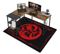 Office Chair Mat for Hardwood Floor: 160cm x 130cm Extra Large Chair Mat, Suitable for Hardwood and Tile Floors, and a Heavy Duty Protection Pad for Rolling Chairs in The Office, Game Room and Home