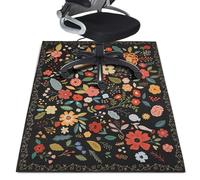 Office Chair Mat for Hardwood Floor 36"X 48" Office Rugs for Gaming Rolling Chairs Computer Desk Chair Non-Slip Boho Floral Protector Mats for Hard Floor & Tile Floor Decor