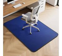 Office Chair Mat for Hardwood Floor and Carpet,120x 90cm Non-Slip Hard Floor Protector, Computer Desk Chair Mat for Home & Office (Blue)