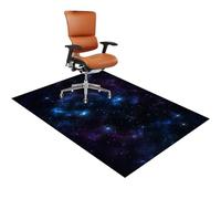Office Chair Mat for Hardwood Floor, Carpet Protector Chair Mat, Large Anti-Slip Desk Chair Mat for Carpet Floors, Computer Chair Mats, Floor Protector Mat for Office Home, Non-Slip 140 x 160 cm