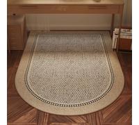 Office Chair Mat for Hardwood Floor, Easy Glide Computer Desk Mat Protector for Rolling Chair Under Desk Rug Nonslip Backing, Machine Wash(Brown2,100 * 140cm)
