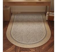 Office Chair Mat for Hardwood Floor, Easy Glide Computer Desk Mat Protector for Rolling Chair Under Desk Rug Nonslip Backing, Machine Wash(Brown2,100 * 120cm)