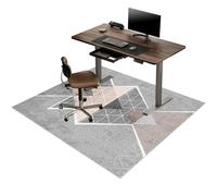 Office Chair Mat for Hardwood Floor & Tile Floor Computer Desk Chai Rug Floor Protector Mat for Rolling Chair Gaming Chair Mat for Carpet Floor Mat for Hard Floors Rectangular Chair Mat 130 x 150 cm