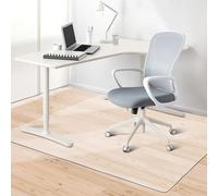 Office Chair Mat for Hardwood Floors 70x90 90x120 130x160cm Desk Chair Mats Home Floor Protector Easy Clean 1.5mm Thick Transparent Carpet Floor Protector Mat Clear (Color : Clear, Size : 60x120cm)