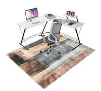 Office Chair Mat for Hardwood/Tile Floor, Computer Gaming Chair Mat for Hard Floor, Rectangular Floor Mats for Rolling Chair, Easy-Clean Floor Protector Mat, Non Slip Under Desk Rug 70 x 80 cm