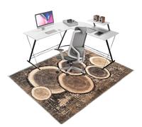 Office Chair Mat for Hardwood/Tile Floor, Computer Gaming Chair Mat for Hard Floor, Rectangular Floor Mats for Rolling Chair, Easy-Clean Floor Protector Mat, Non Slip Under Desk Rug 70 x 80 cm