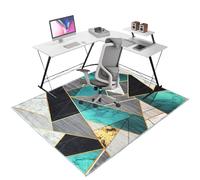Office Chair Mat for Hardwood/Tile Floor, Computer Gaming Chair Mat for Hard Floor, Rectangular Floor Mats for Rolling Chair, Easy-Clean Floor Protector Mat, Non Slip Under Desk Rug 70 x 80 cm