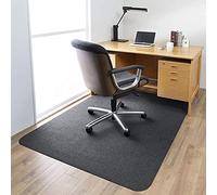 Office Chair Mat for Rolling Chairs, Anti-Slip Office Desk Chair Mat for Hardwood Floors,Multi-Purpose Floor Protector Chair Rug for Home&Office Large 55"x35" Freely Cuttable (Dark Grey)