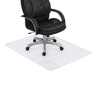 Office Chair Mat Hard Floor Protector Carpet Wood Tile Desk Under Cushion with Lip Custom Indoor Non-Slip Plastic Clear 1.5mm 120x150 90x120 (110cm×110cm)