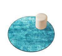 Office Chair Mat Solid Color Round Carpet Large Size Soft Living Room Decorative Washable Non-Slip Bedroom Rug Dressing Table Mat(Color 3,2.6ft(80x80cm))