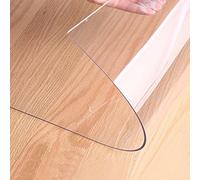 Office Chair Mat, Transparent PVC Chair Mat 2mm Thick Floor Protector for Hard Floors Multiple Sizes(120x280cm/47.2x110.2in)
