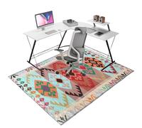 Office Chair Mats for Carpeted and Hardwood Floor, Desk Carpet Protector Chair Mat for Home and Office, 70 x 80 cm Floor Mat for Office Chair, Heavy Duty Floor Protector Rug for Rolling Chairs