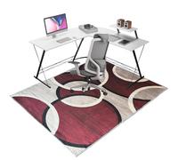 Office Chair Mats for Carpeted and Hardwood Floor, Desk Carpet Protector Chair Mat for Home and Office, 70 x 80 cm Floor Mat for Office Chair, Heavy Duty Floor Protector Rug for Rolling Chairs