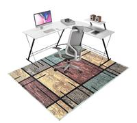 Office Chair Mats for Carpeted and Hardwood Floor, Desk Carpet Protector Chair Mat for Home and Office, 70 x 80 cm Floor Mat for Office Chair, Heavy Duty Floor Protector Rug for Rolling Chairs