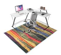 Office Chair Mats for Carpeted and Hardwood Floor, Desk Carpet Protector Chair Mat for Home and Office, 70 x 80 cm Floor Mat for Office Chair, Heavy Duty Floor Protector Rug for Rolling Chairs