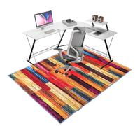 Office Chair Mats for Carpeted and Hardwood Floor, Desk Carpet Protector Chair Mat for Home and Office, 70 x 80 cm Floor Mat for Office Chair, Heavy Duty Floor Protector Rug for Rolling Chairs