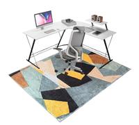 Office Chair Mats for Carpeted and Hardwood Floor, Desk Carpet Protector Chair Mat for Home and Office, 70 x 80 cm Floor Mat for Office Chair, Heavy Duty Floor Protector Rug for Rolling Chairs