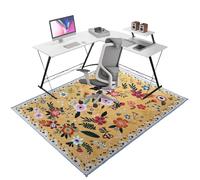 Office Chair Mats for Carpeted and Hardwood Floor, Desk Carpet Protector Chair Mat for Home and Office, 70 x 80 cm Floor Mat for Office Chair, Heavy Duty Floor Protector Rug for Rolling Chairs