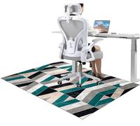 Office Chair Mats Gaming Chair Mat Hard Floor Protector Parquet Floor Mat Large 140 x 180 cm Gaming Carpet Durable Non Slip Design for Home & Office