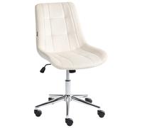 Office Chair MELROSE Velvet Off-White