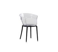 Office Chair Modern Simple All-plastic Outdoor Leisure Chair Small Size Home Dining Chair Personality Creative Coffee Restaurant Negotiation Chair Home Office Desk Chairs
