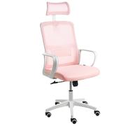Office Chair MONARCH Fabric Pastel Pink