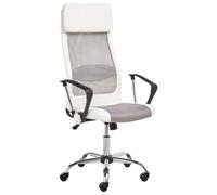Office Chair PIONEER Faux Leather White