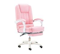 Office Chair Reclining E-sports Game Seat High-Back PU Leather Computer Desk Chair with Footrest Video Game Swivel Chair Bearing Capacity: 330lbs,Green ()