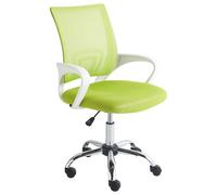 Beliani Office Chair Swivel Solid Lime Green, Green