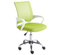 Beliani Office Chair Swivel Solid Lime Green, Green