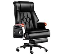 Office Chair Task Chair Big And Tall Real Leather Office Chair For Heavy People Executive Office Chair Wide Spring Seat Home Office Desk Chair with Heavy Duty Casters 360 Swivel Reclinable Chair Compu